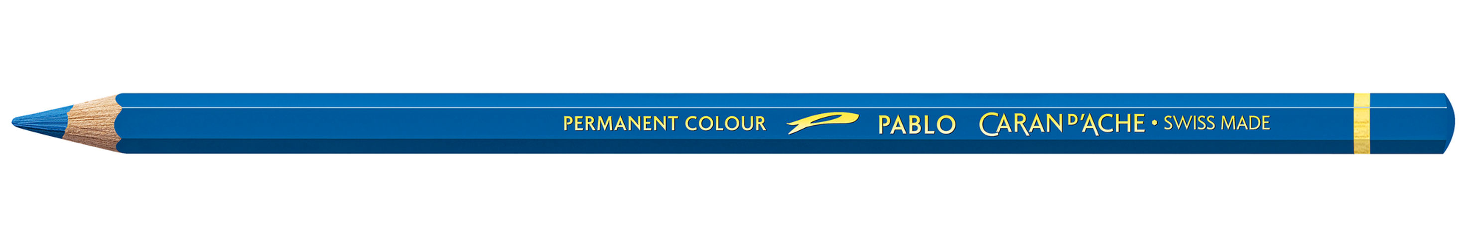 CARAN D'ACHE Crayons de couleur Pablo à l'unité - 370 Bleu gentiane