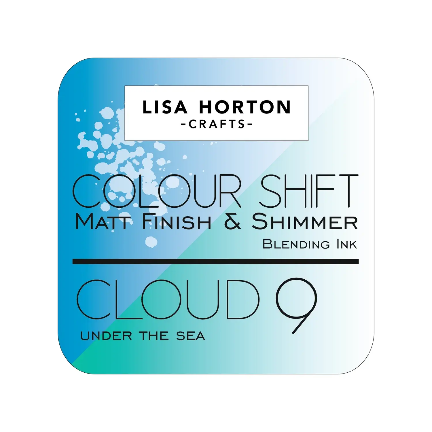 LISA HORTON Tampon encreur Colour shift - Under the sea