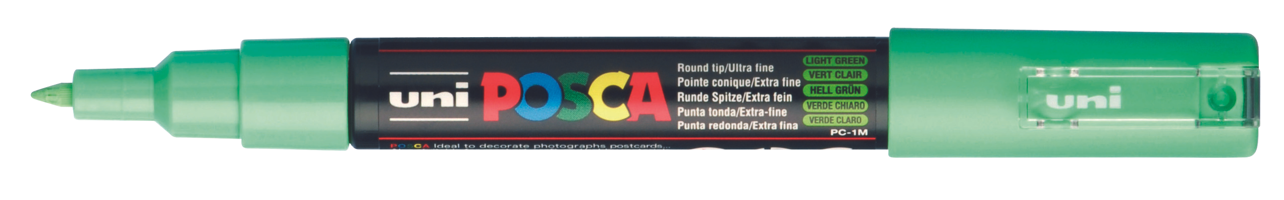 UNI BALL Marqueur Posca PC1MC pointe conique extra fine 0.7-1mm vert clair