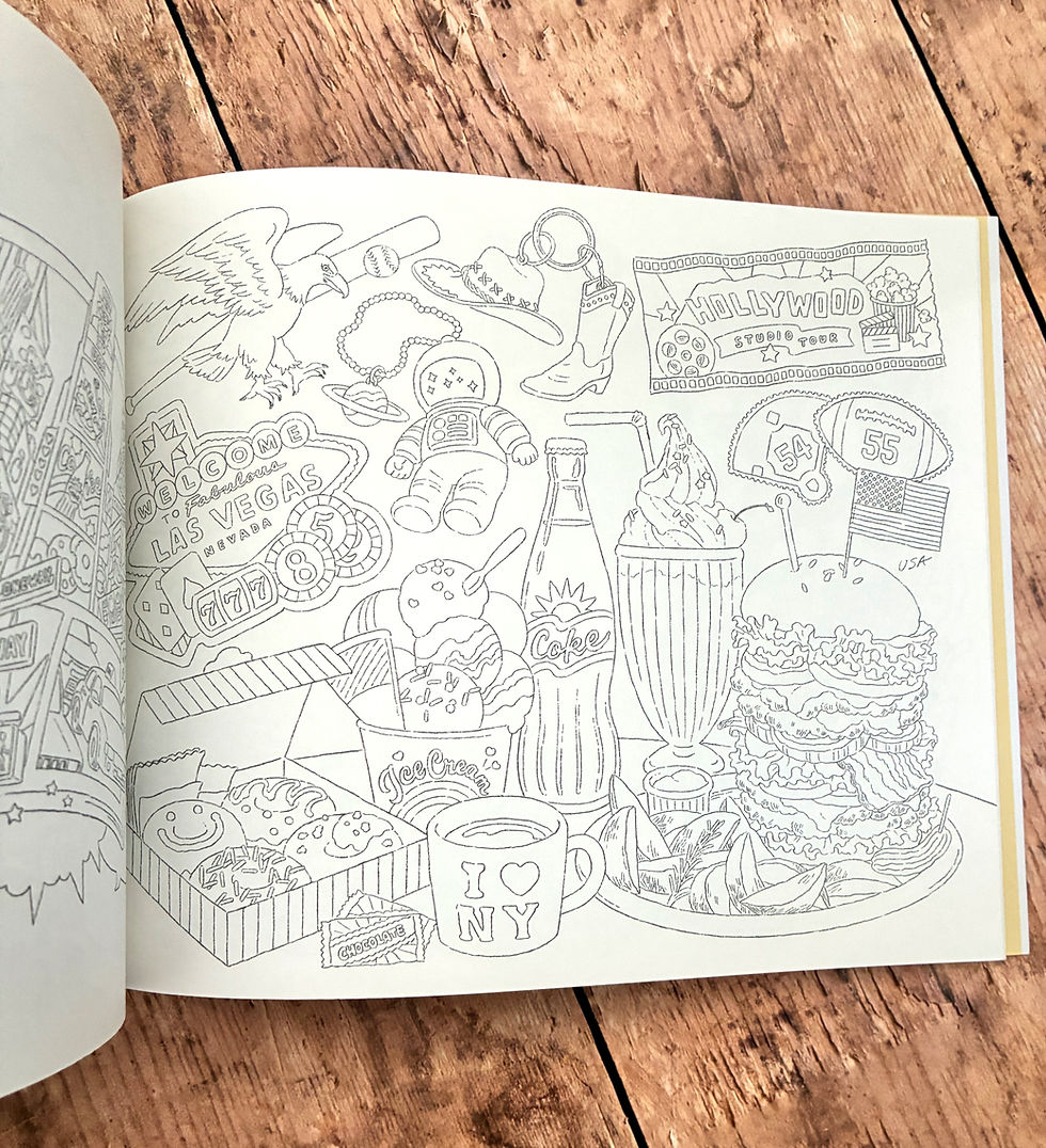 Miniature : Livre de coloriage "My Travel Memories"
