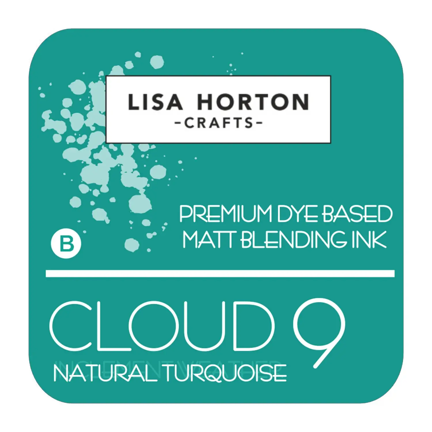 LISA HORTON Cloud 9 Tampon encreur mat - Natural Turquoise