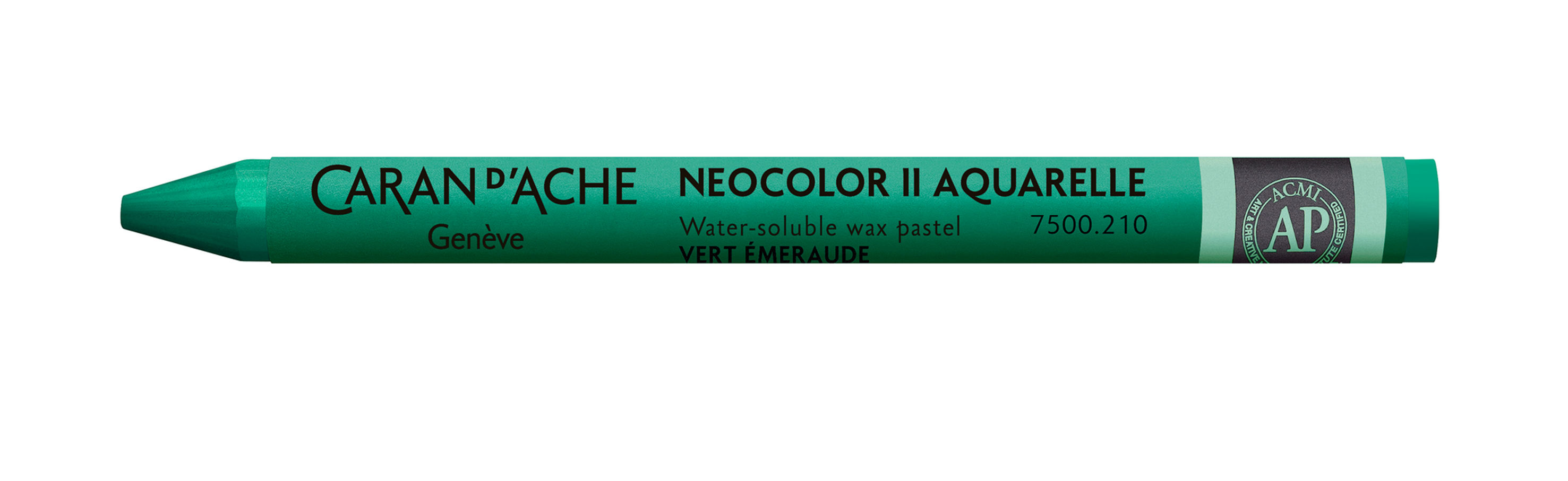CARAN D'ACHE Pastels aquarellables NEOCOLOR II - 210 Vert émeraude