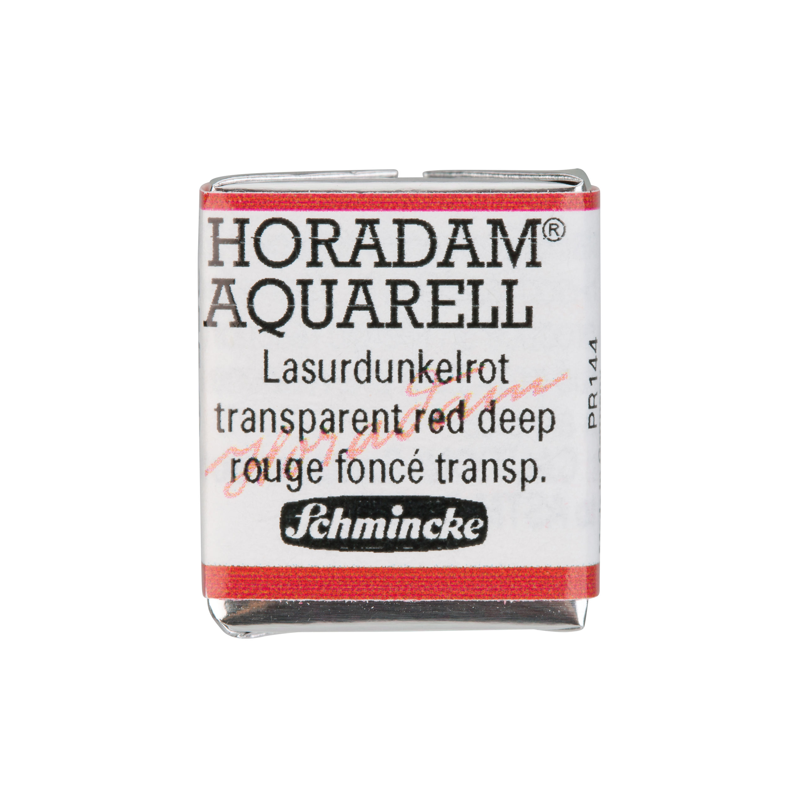 SCHMINCKE Aquarelle Horadam 1/2 godet 355 rouge foncé transparent