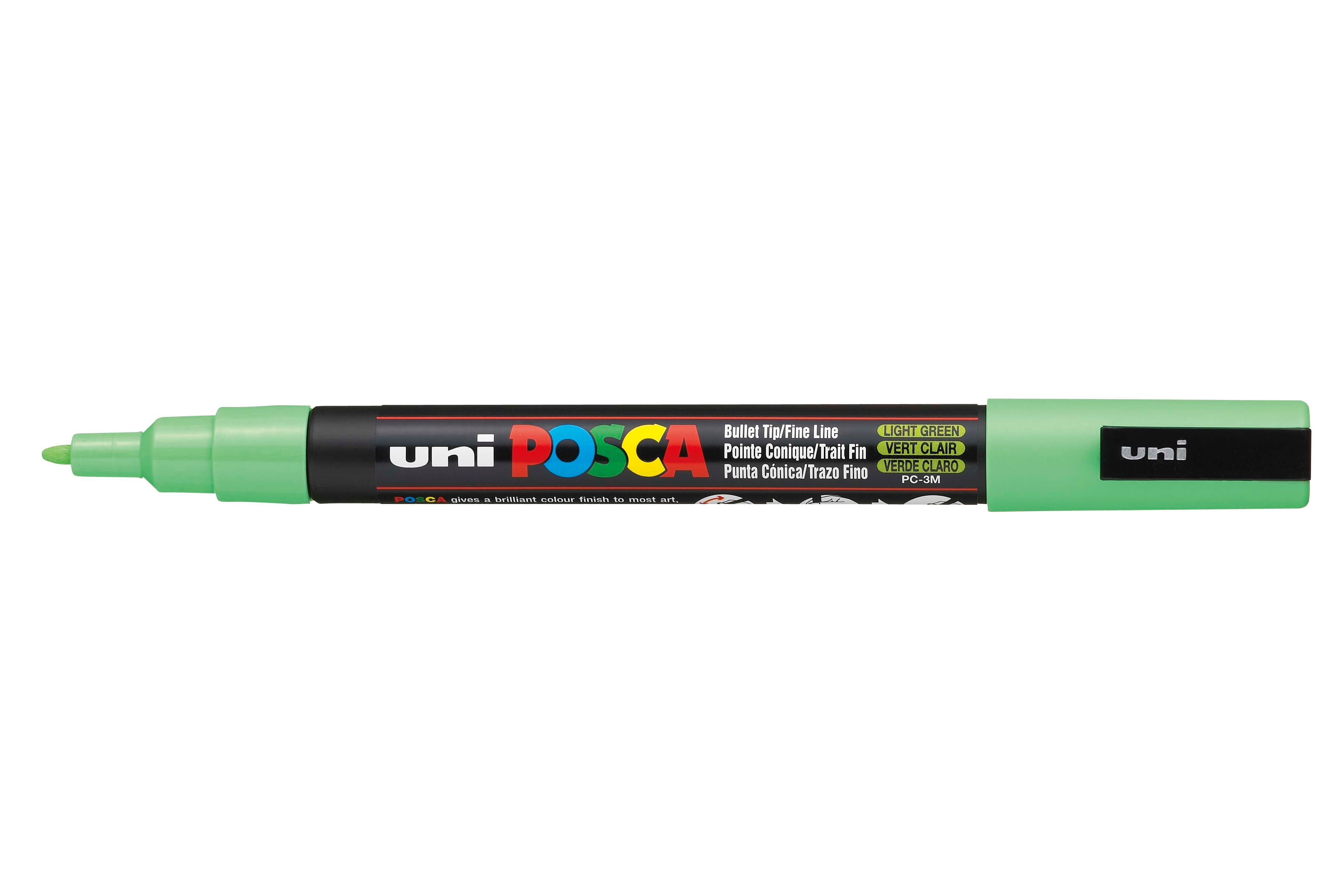 UNI BALL Marqueur Posca PC3M pointe conique fine 0.9-1.3mm vert clair
