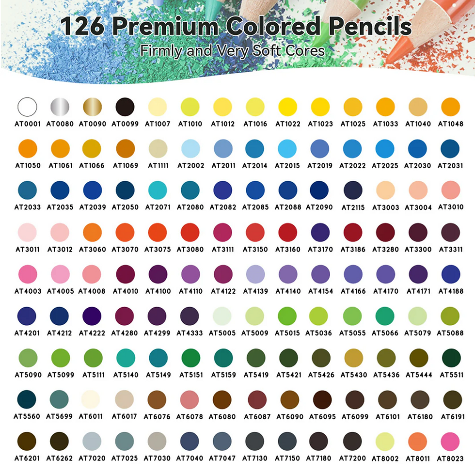 Miniature : ARRTX 126 Crayons de couleur