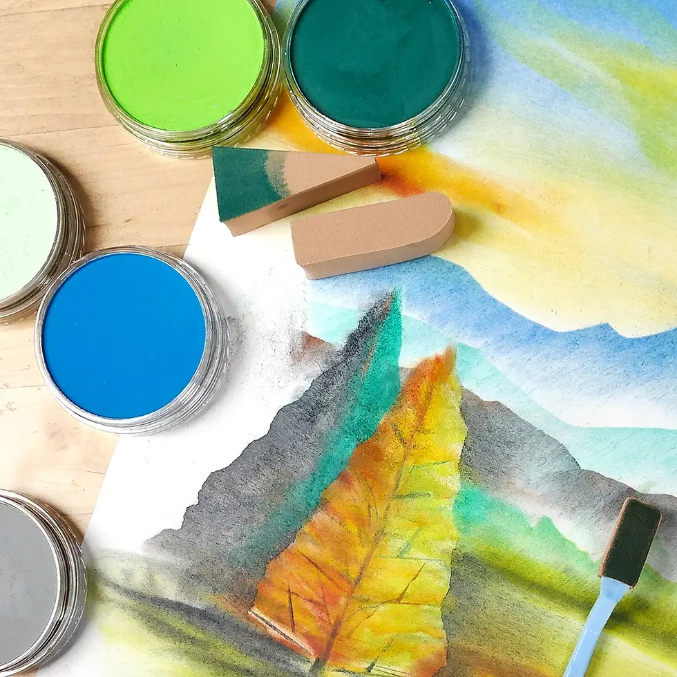 Miniature : PANPASTEL Set de 20 couleurs paysages