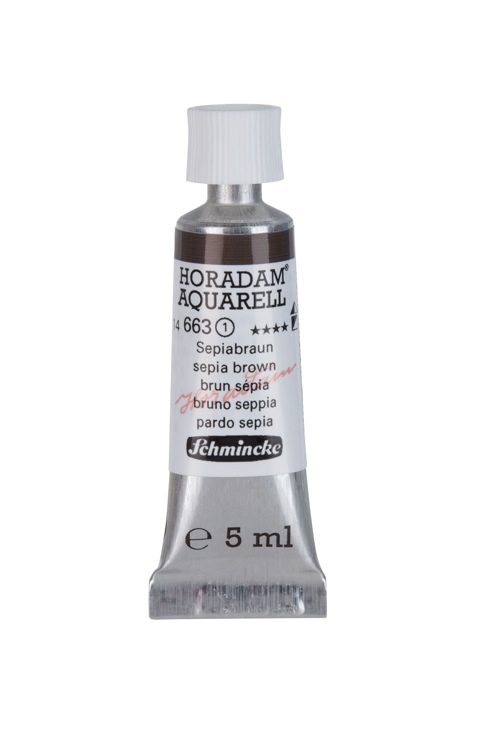 SCHMINCKE Aquarelle Horadam tube de 5 ml 663 brun sépia