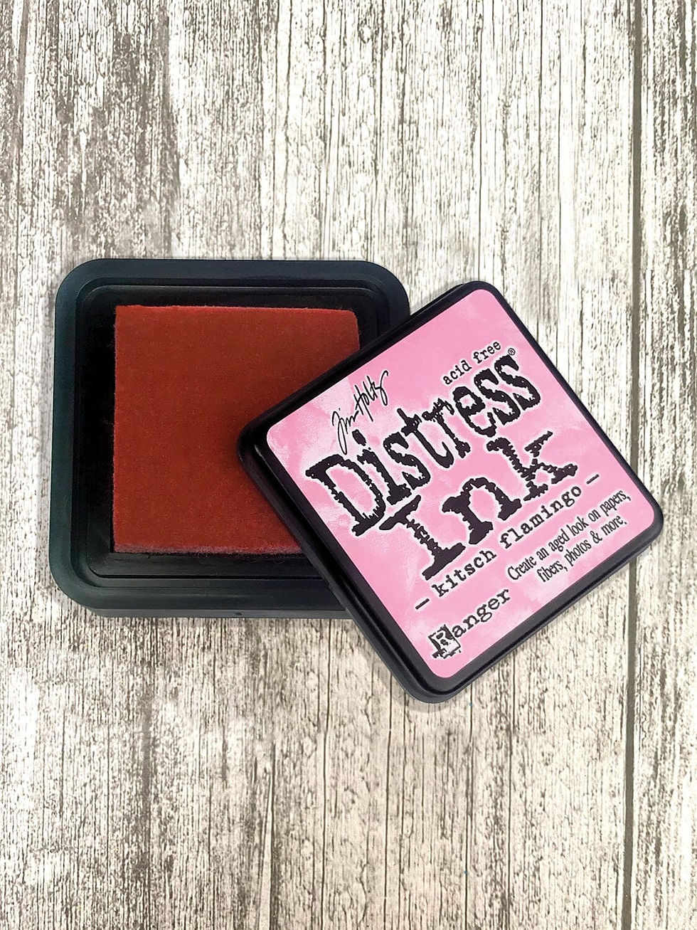 Miniature : RANGER Tampon encreur Tim Holtz Distress Ink Pad Kitsch Flamingo