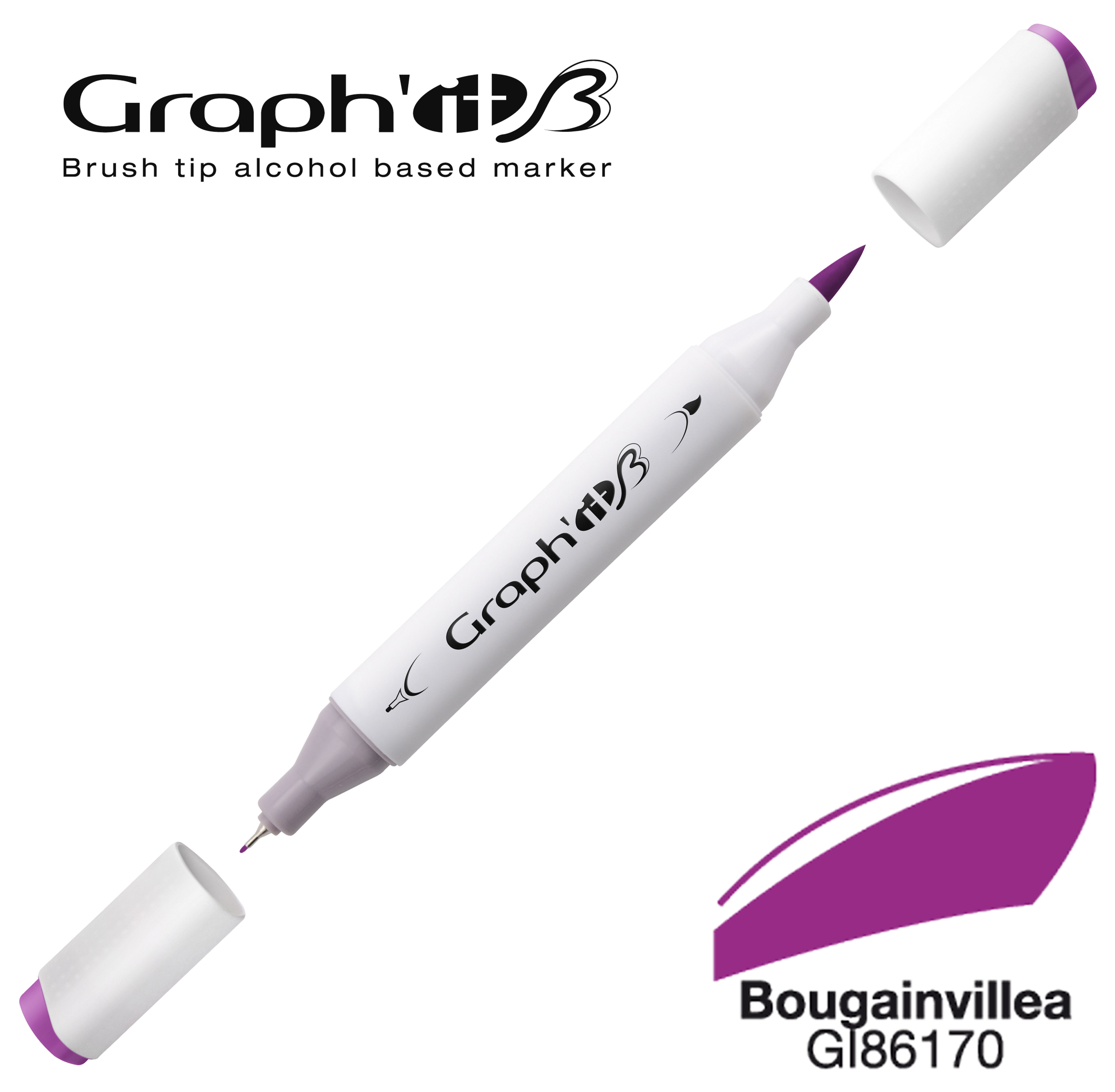 Graph'it Marqueur alcool brush 6170 - Bougainvillea