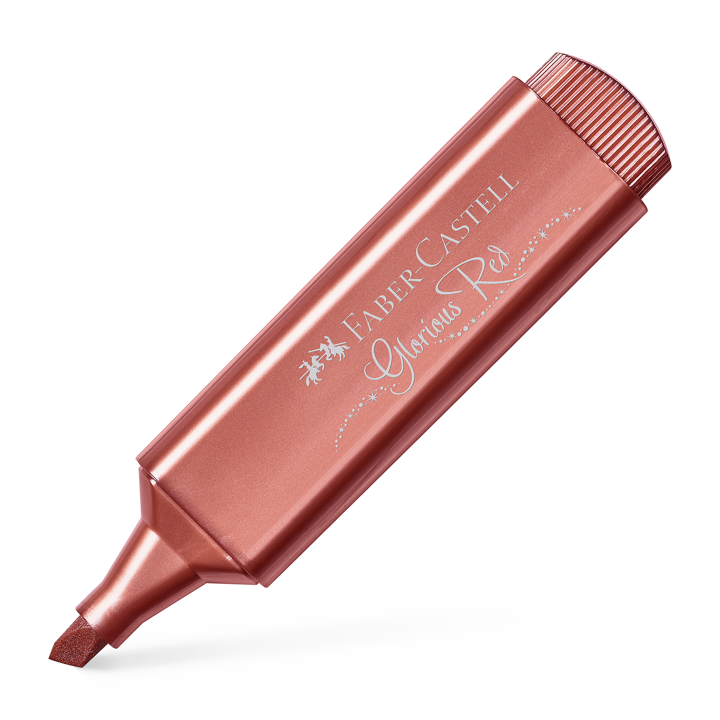 FABER CASTELL Surligneur métallique Glorious red