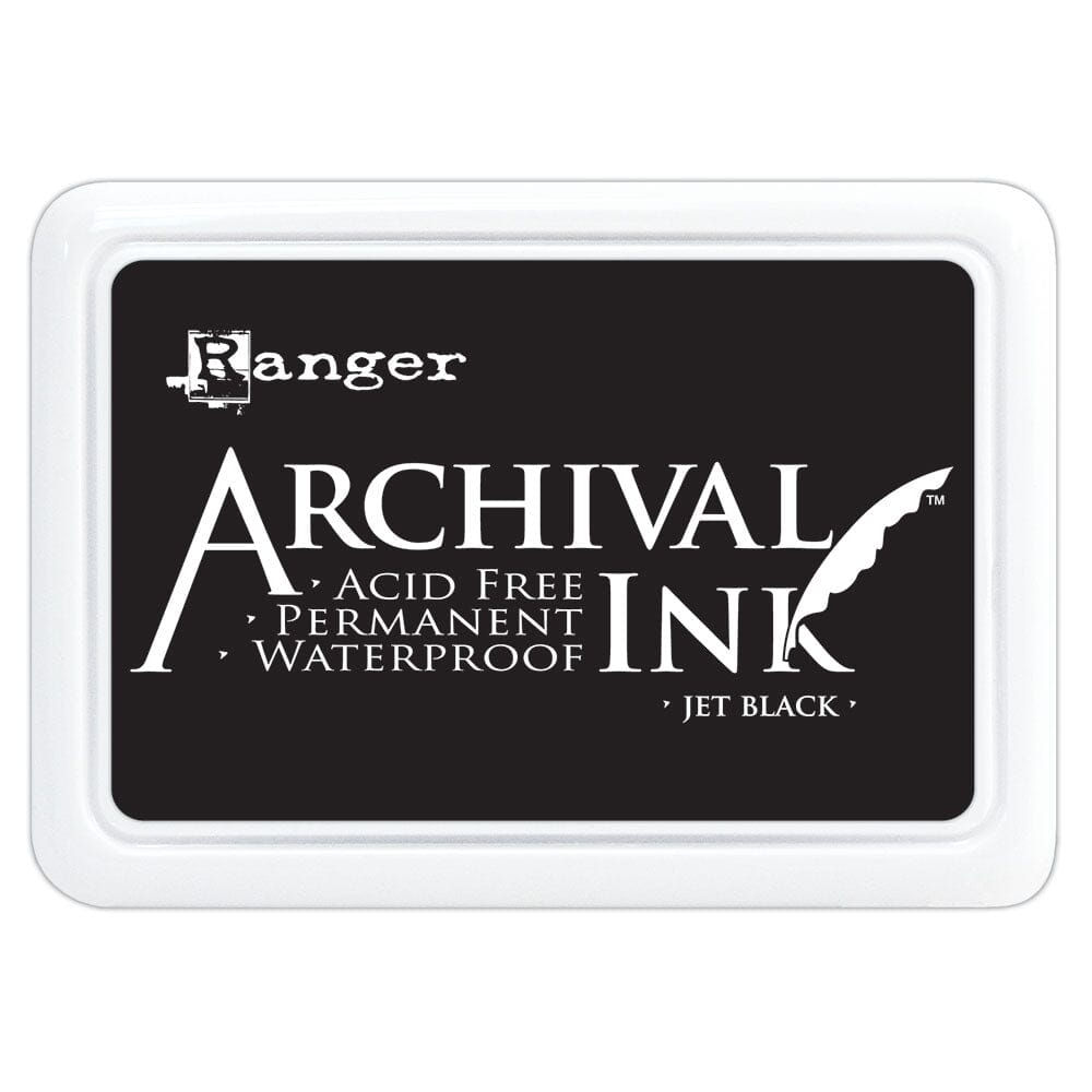 RANGER Encre Archival Ink Pad Jet Black