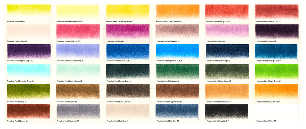 Miniature : DERWENT - PROCOLOUR - boite métal 36 crayons de couleur assortis
