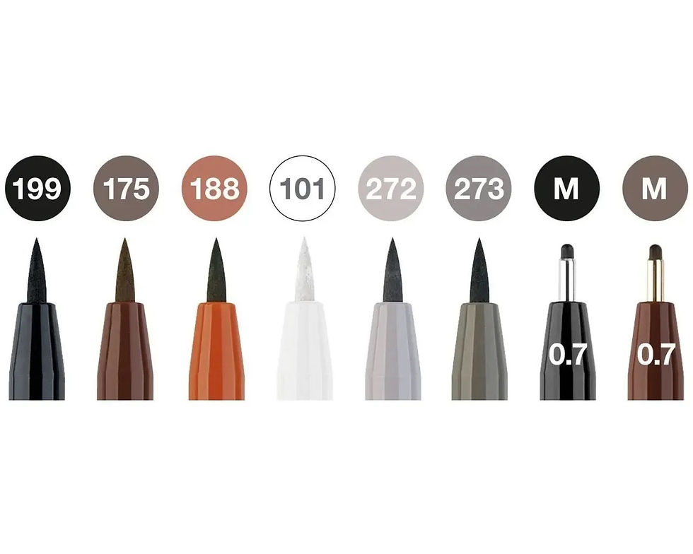 Miniature : FABER CASTELL Feutre Pitt Artist Pen Classique 8x