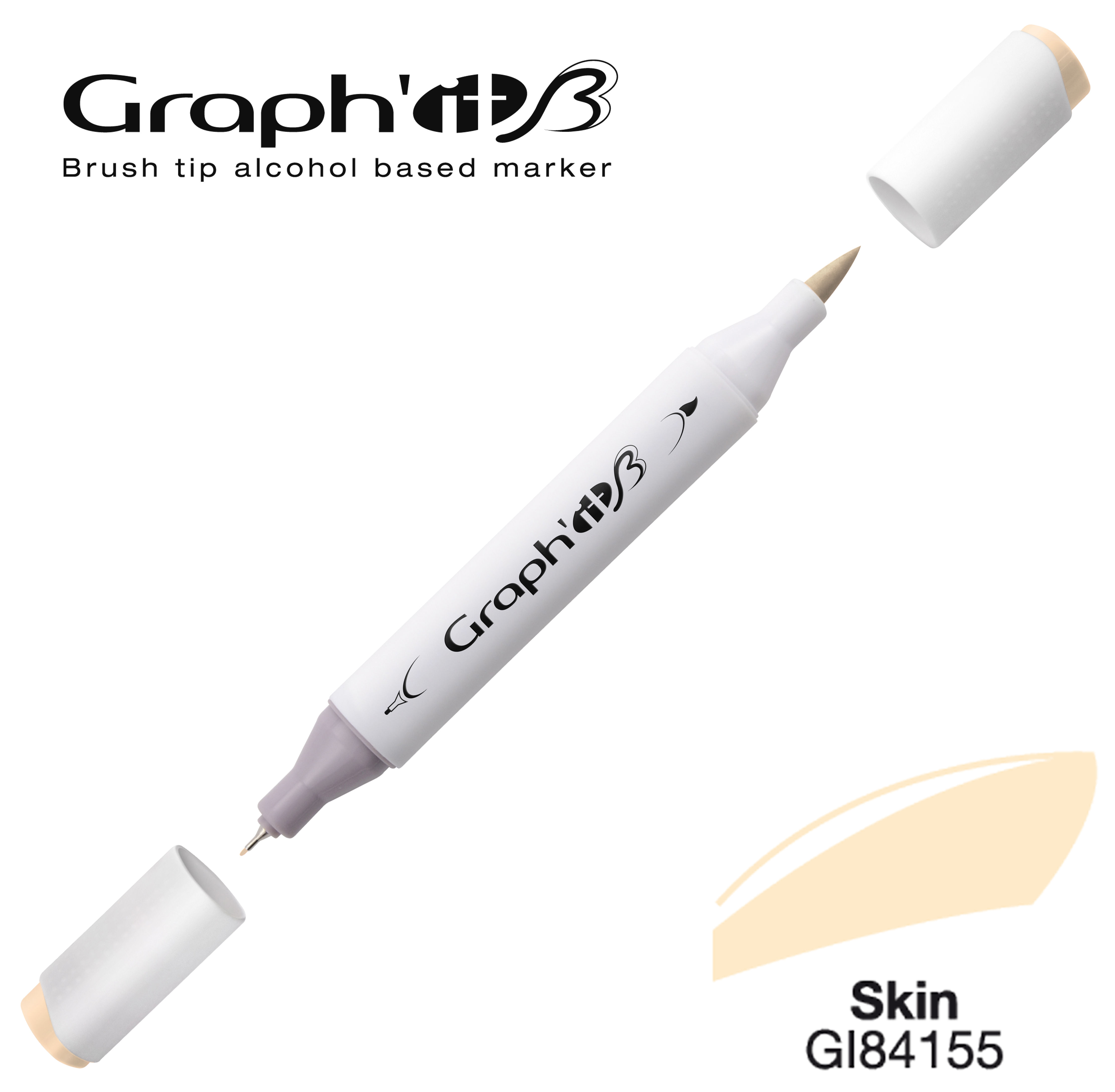 Graph'it Marqueur alcool brush 4155 - Skin