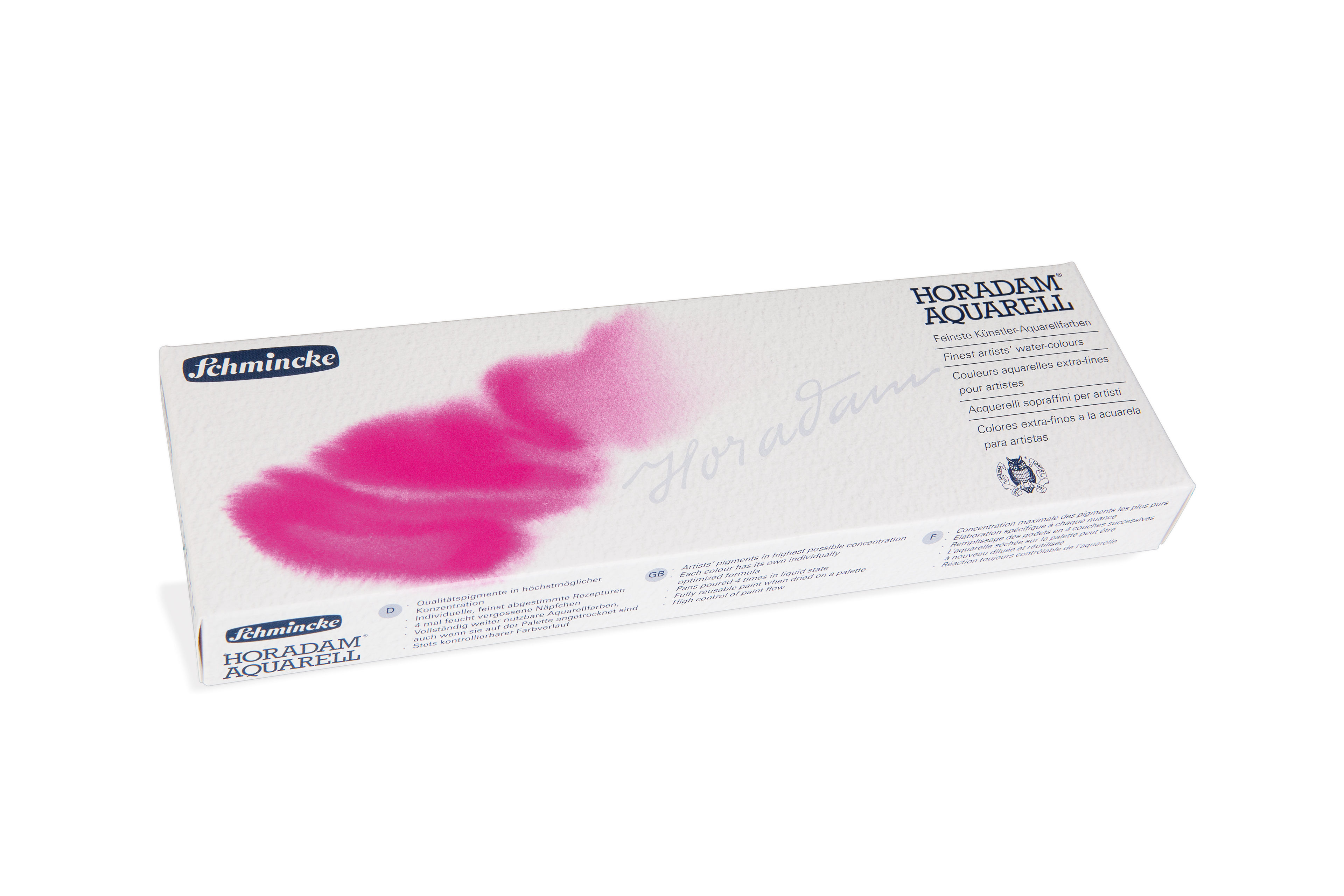 SCHMINCKE Coffret aquarelle Horadam boîte en métal 12x1/2 godets