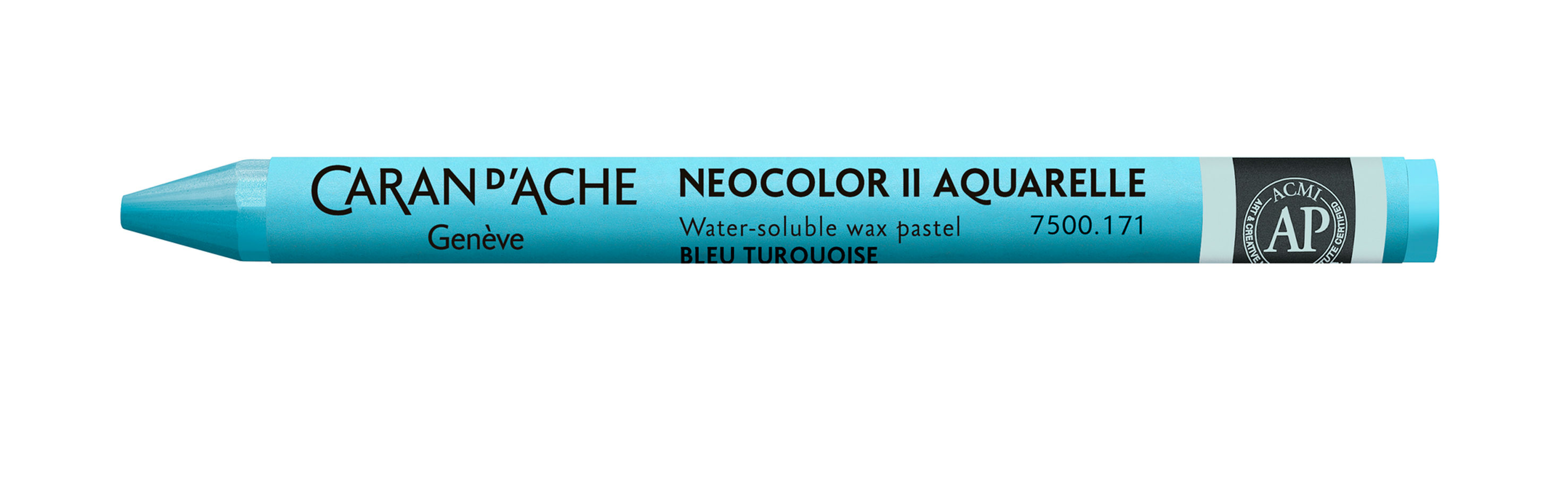 CARAN D'ACHE Pastels aquarellables NEOCOLOR II - 171 Bleu turquoise