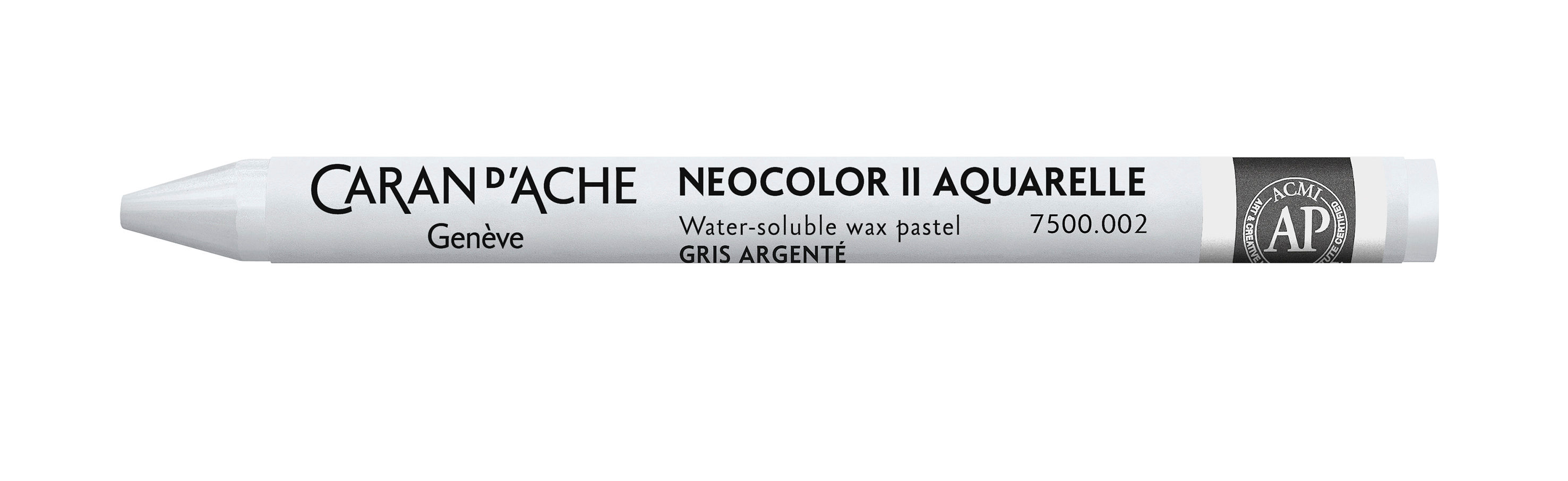 CARAN D'ACHE Pastels aquarellables NEOCOLOR II - 002 Gris argent