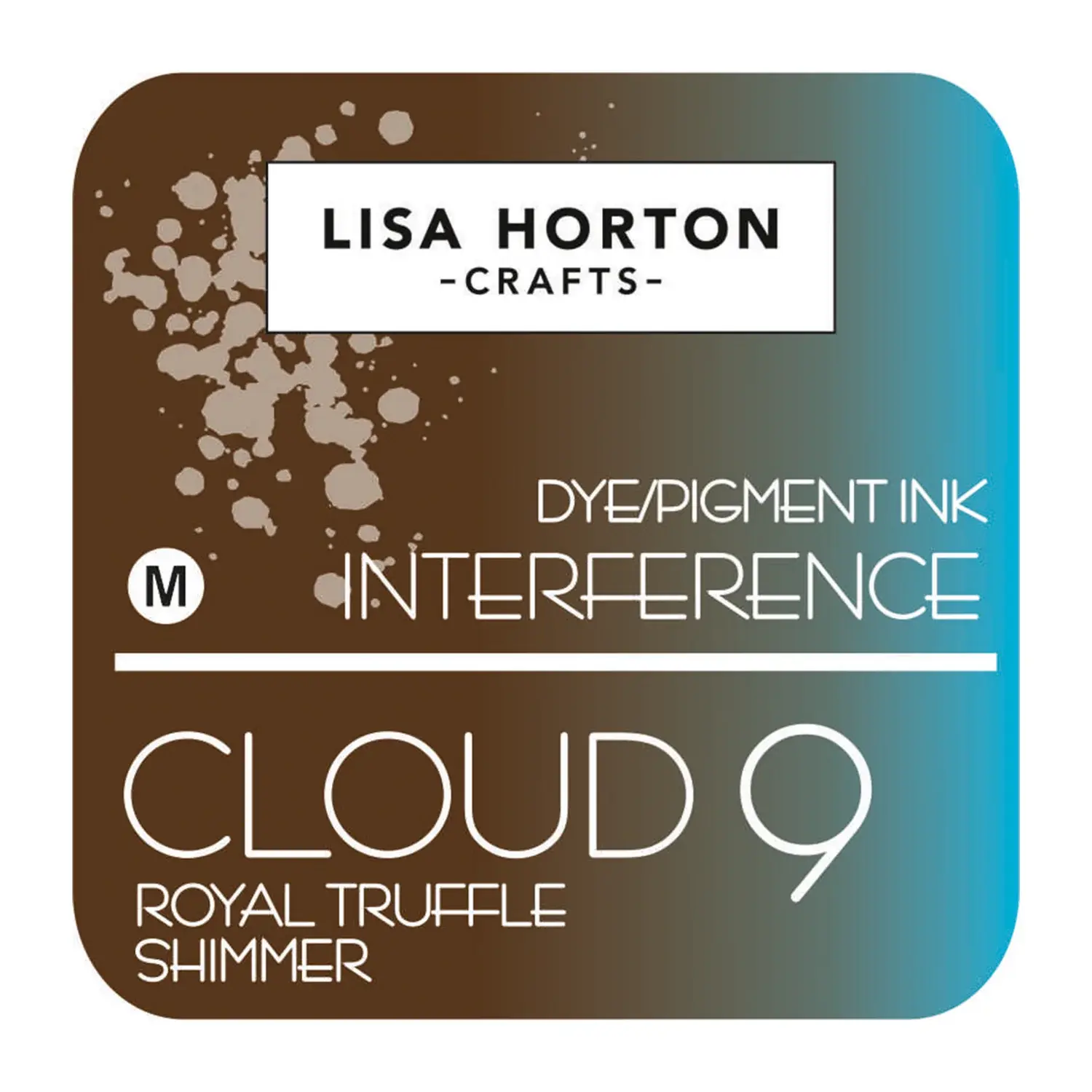 LISA HORTON Cloud 9 Tampon encreur Interference - Royal Truffle Shimmer