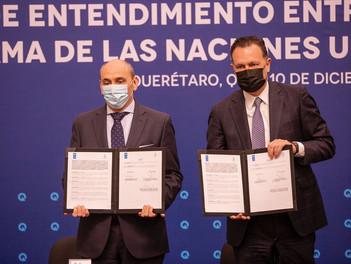 Fortalece Gobierno lazos colaborativos con el Programa de las Naciones Unidas Para el Desarrollo