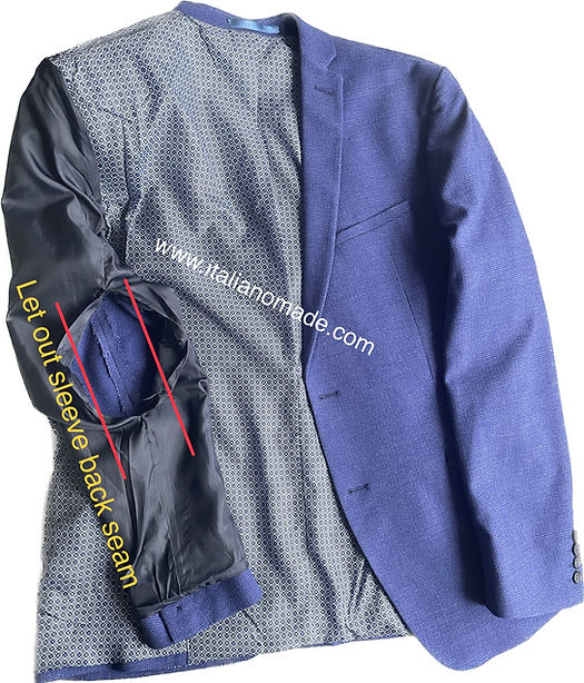 Jacket Sleeve Let out Alterations