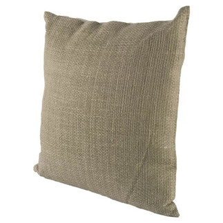 burlap throw pillow