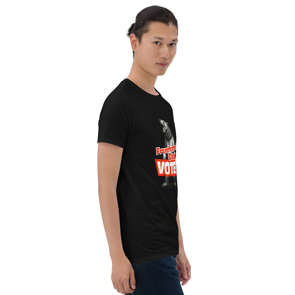 Thumbnail: Frustrated Bear Unisex Basic Softstyle T-Shirt | Gildan 64000