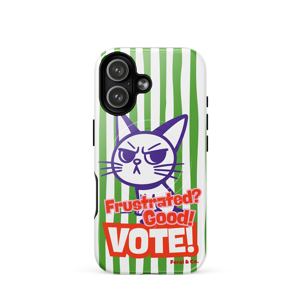 Thumbnail: Frustrated! with Stripes - MagSafe® tough case for iPhone®