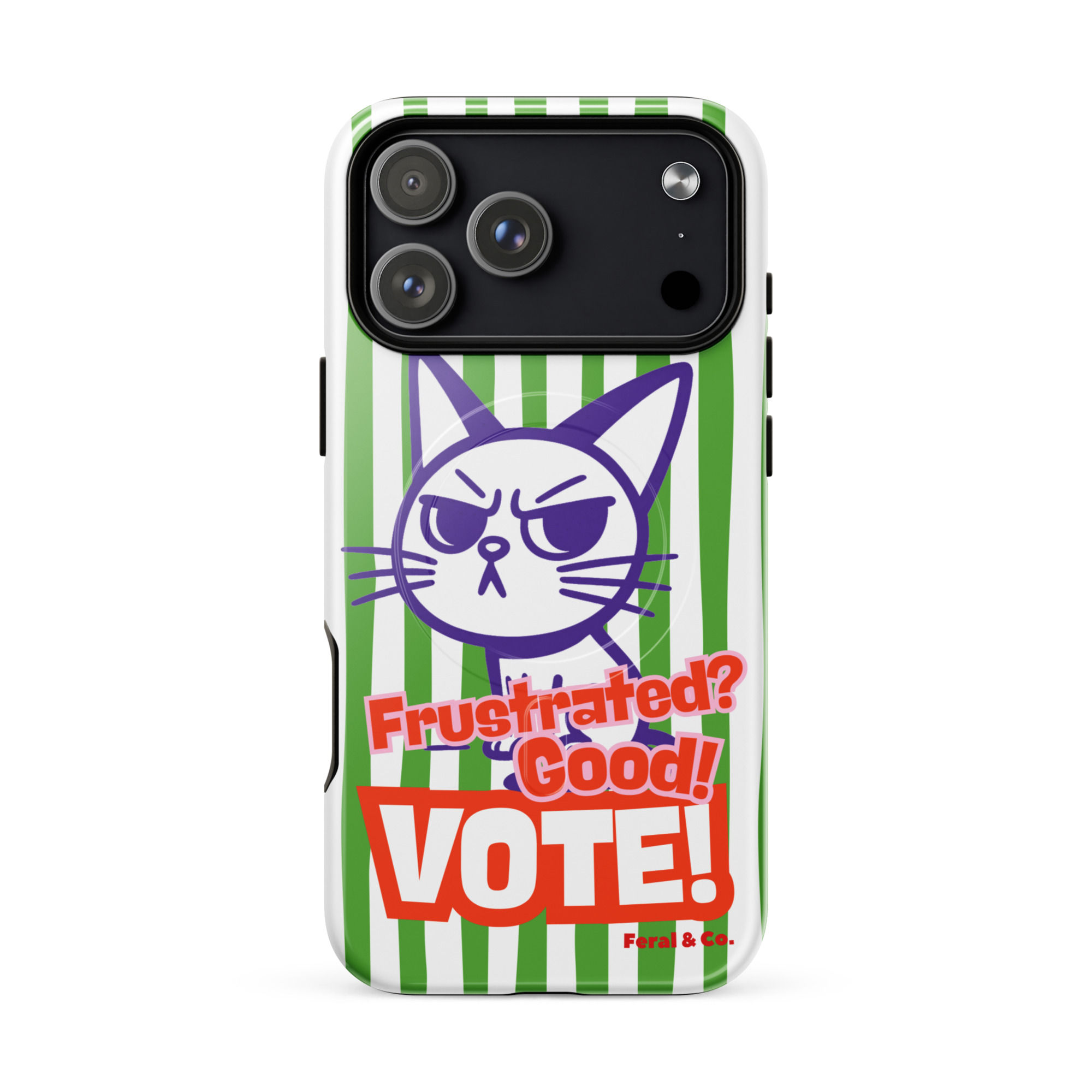 Frustrated! with Stripes - MagSafe® tough case for iPhone®
