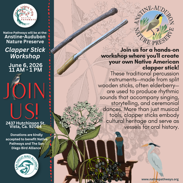 Native Pathways Clapper Stick Workshop