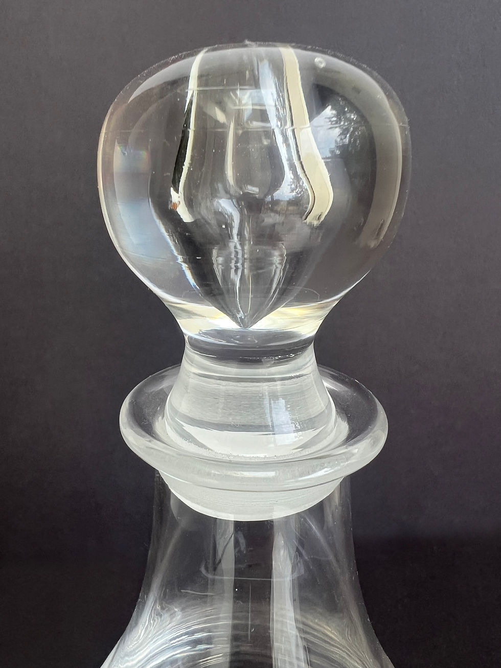 Thumbnail: Vintage Dartington lead crystal clear decanter , wine decanter, port decanter