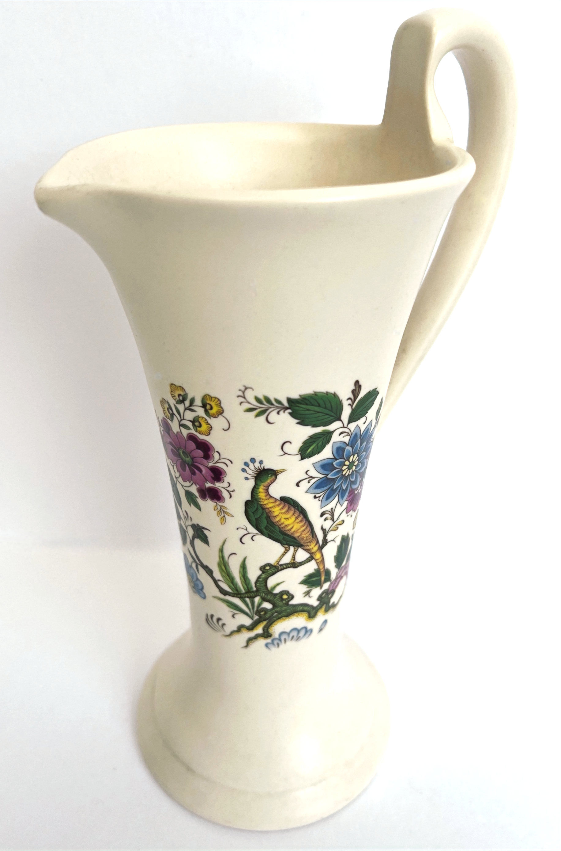 Vintage Ivory Purbeck Ceramics of Swanage Waisted Vase