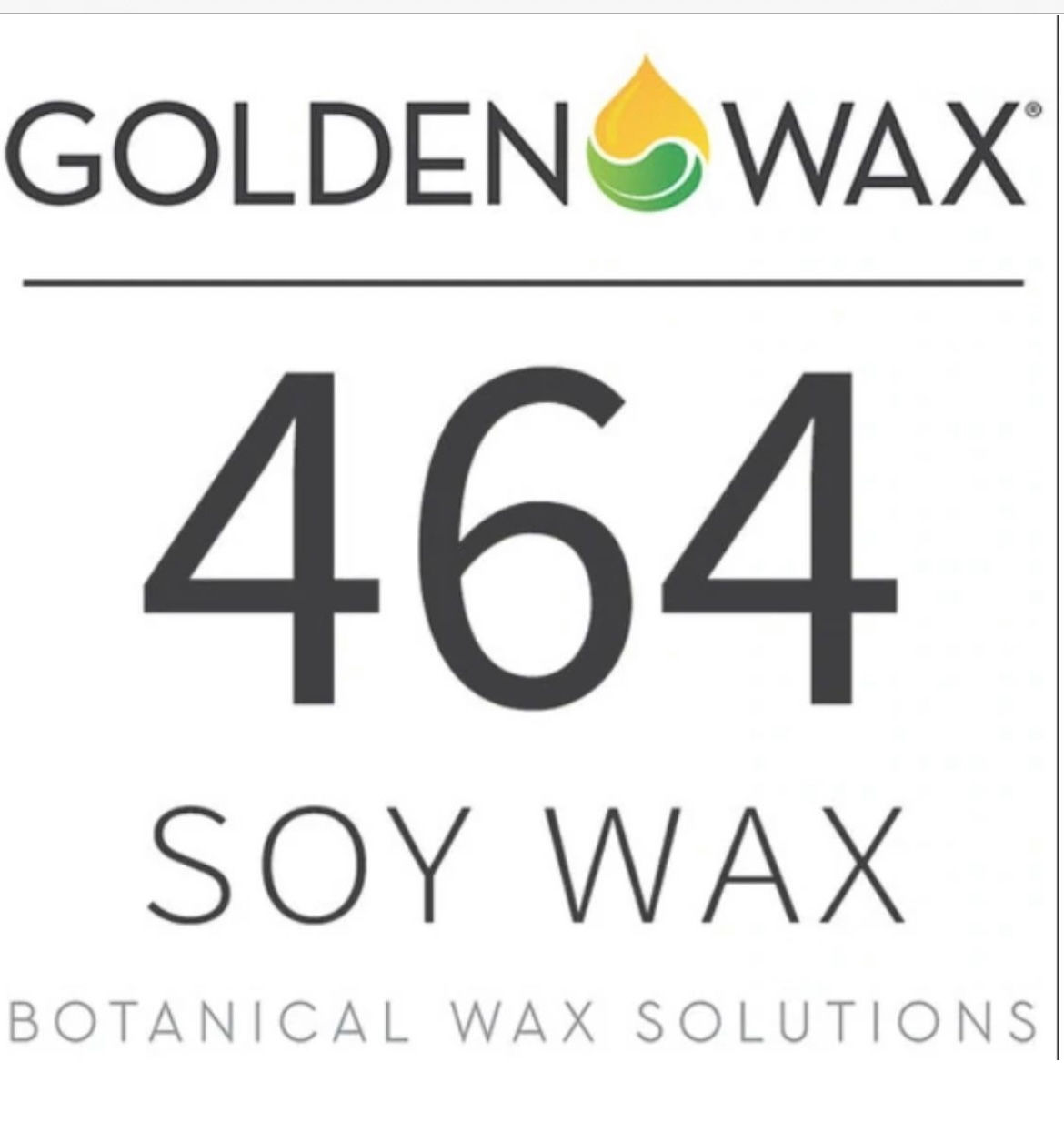 Golden Brands 464 NATURAL SOY CONTAINER WAX