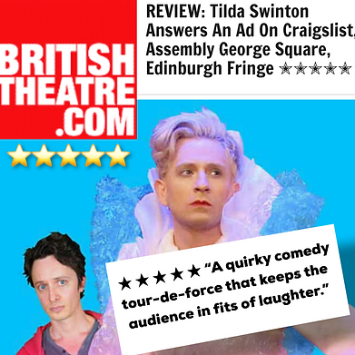 "Byron Lane" "Tom Lenk" Tilda Swinton Answers An Ad On Craigslist