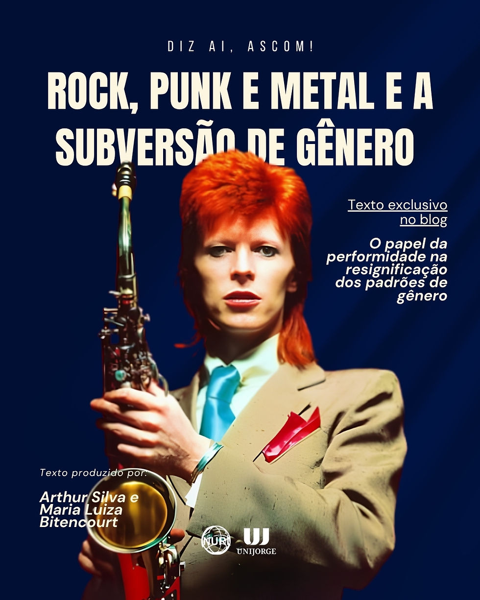 ROCK, PUNK E METAL E A SUBVERSÃO DE GÊNERO