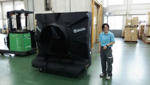 巨大扇風機で夏を乗り切ろう!