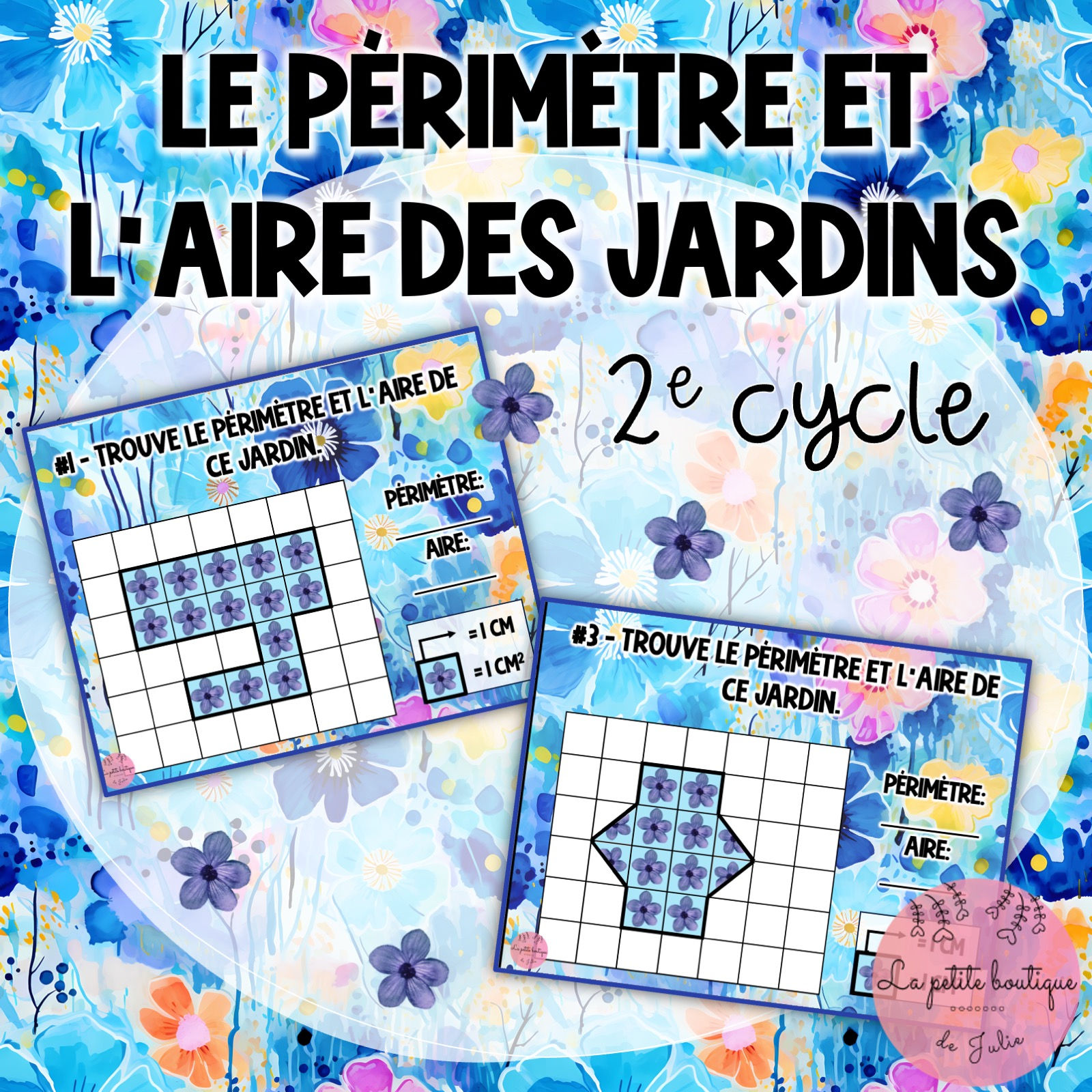 CAT Le périmètre et l'aire des jardins