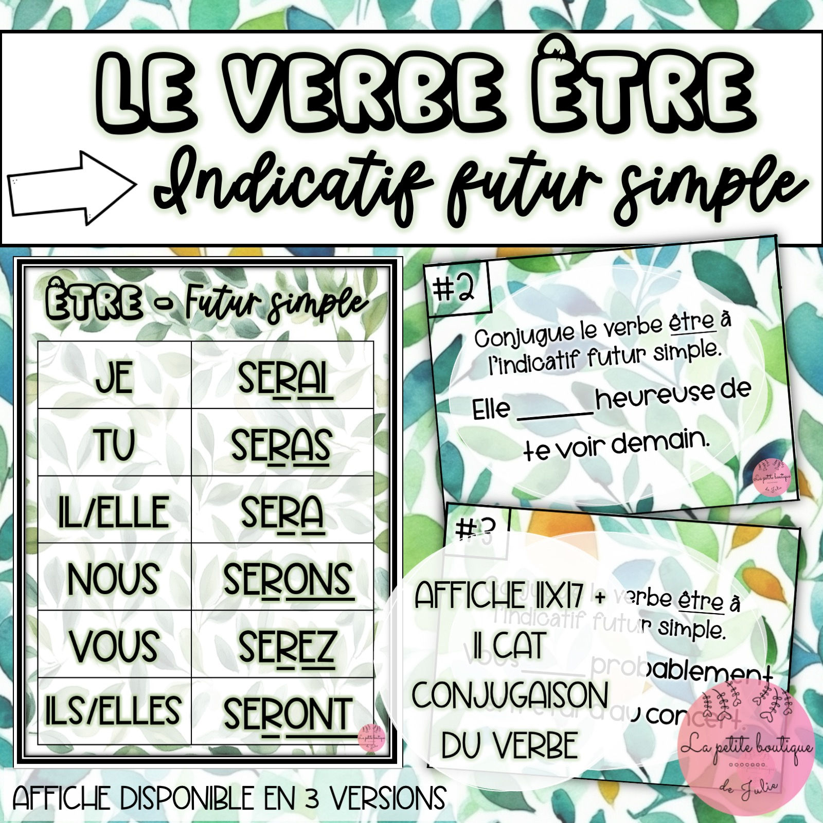 Verbe aimer - Futur simple