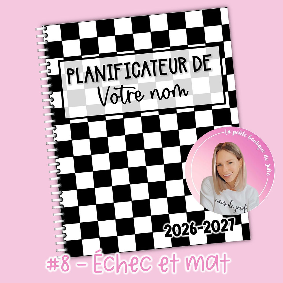 Miniature : Planificateur 26-27 Version imprimée - Sans autocollant