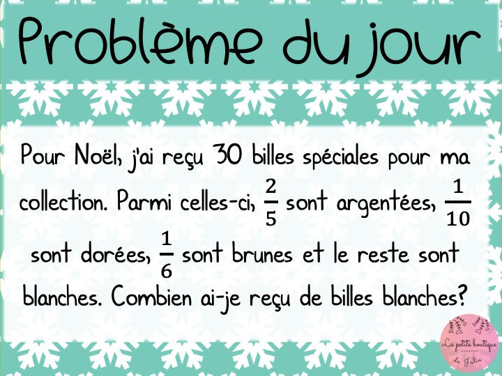 Miniature : Routine du matin - Janvier 3e cycle