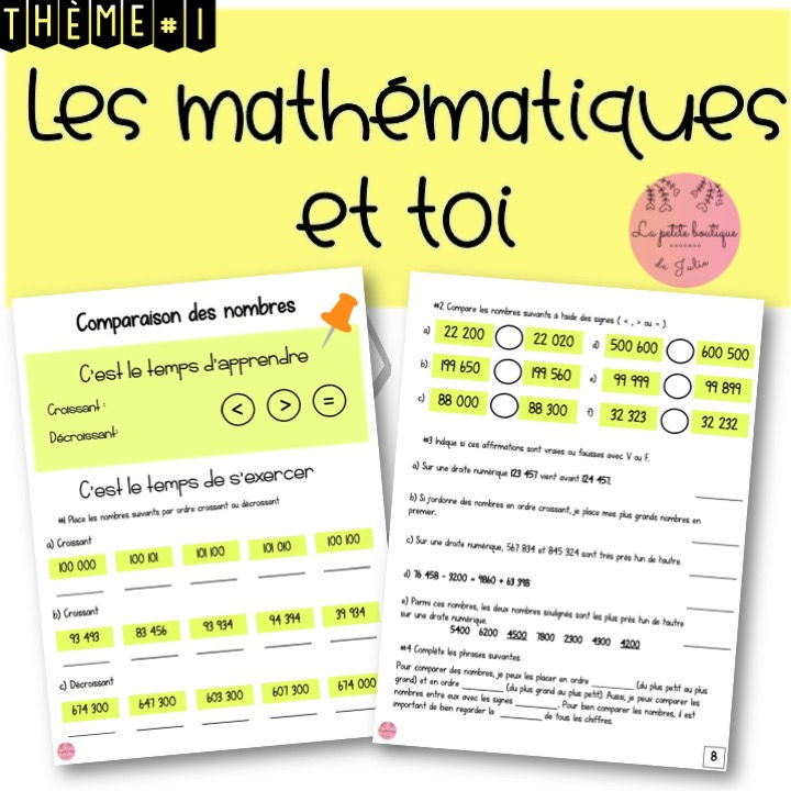Miniature : Les mathématiques et toi - Document complet