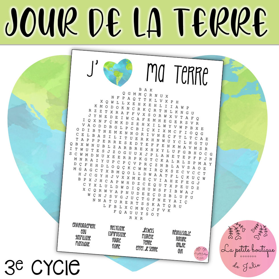 Miniature : Trousse activités - Jour de la Terre