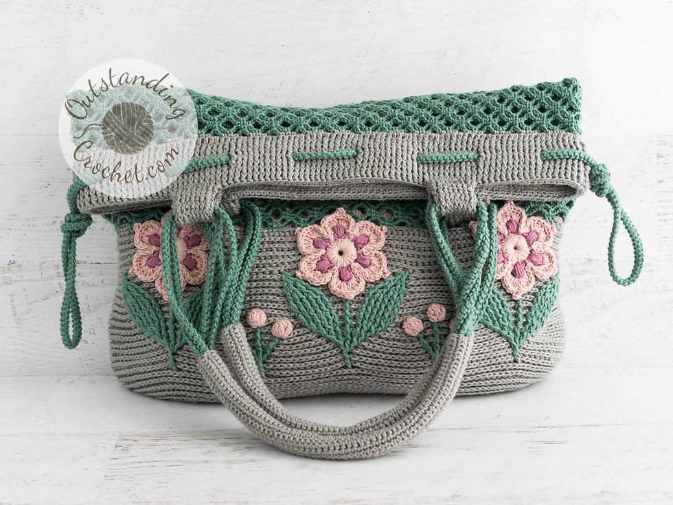 Windflower Bag crochet pattern