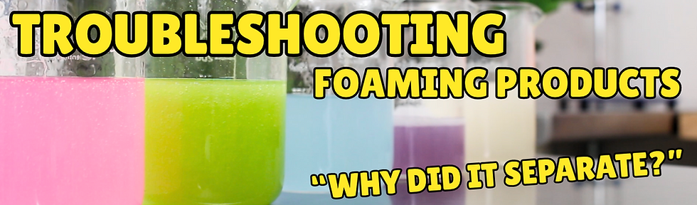 Why Foaming Products Separate & How to Fix it + Blueprint for Every Foaming Product