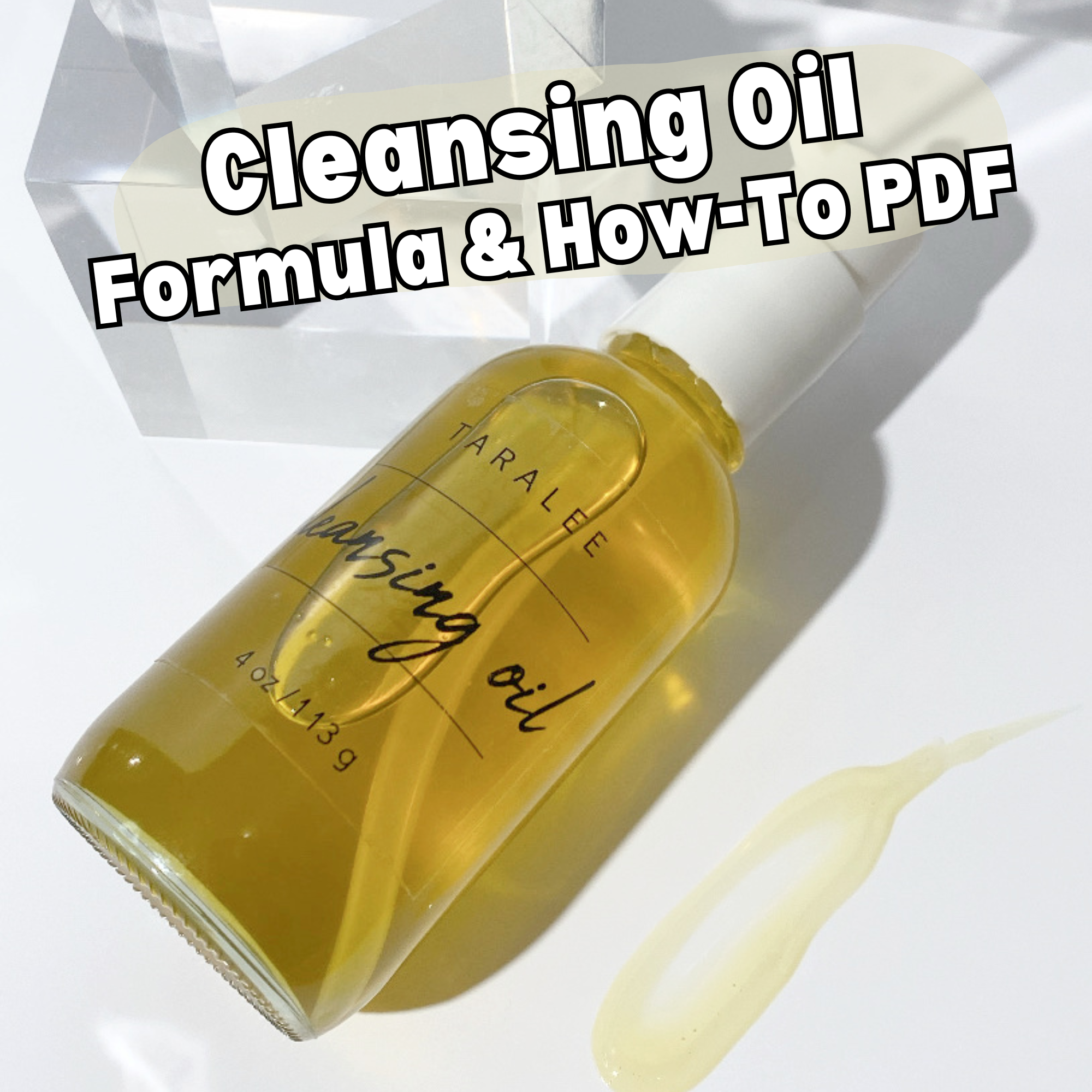 Cleansing Oil Gel Formula - Removes Makeup