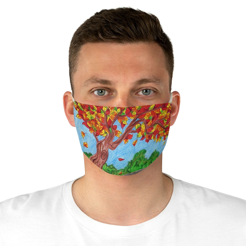 Autumn Leaves, Fabric Face Mask