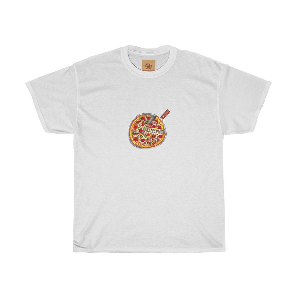 Pizza, Unisex Heavy Cotton Tee