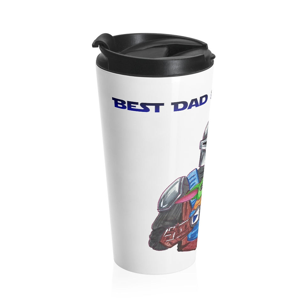 Thumbnail: Best Dad in the Galaxy, Stainless Steel Travel Mug