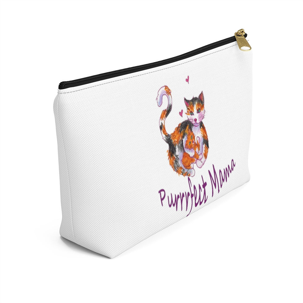Thumbnail: Cat Mama, Accessory Pouch w T-bottom