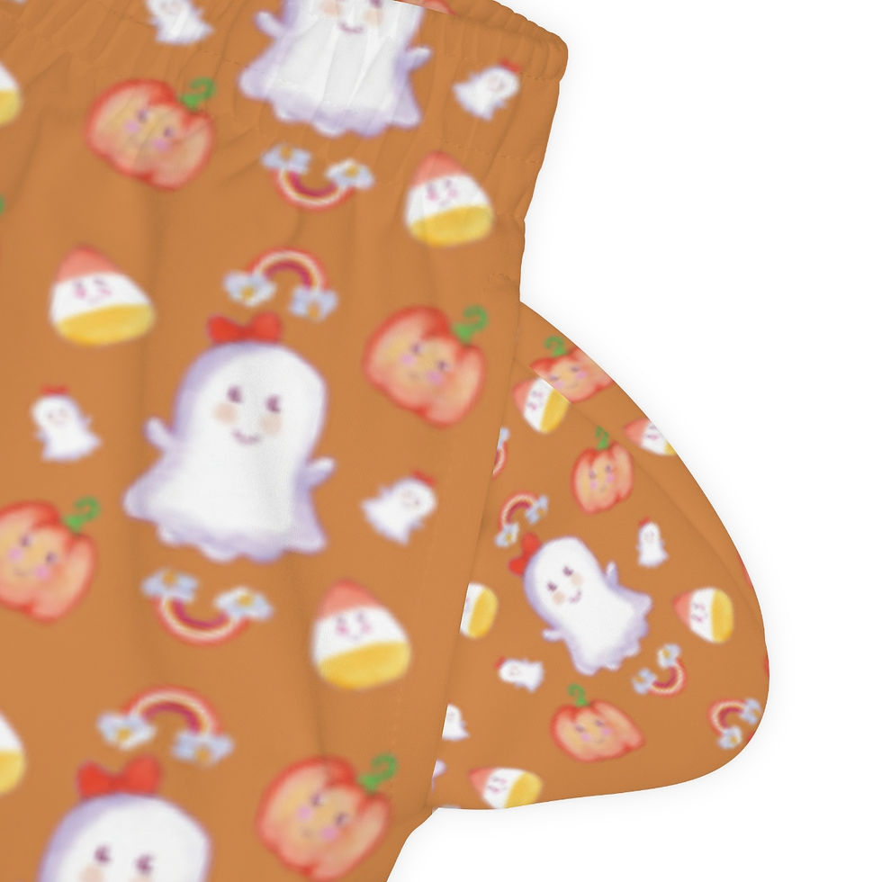 Thumbnail: Spookie Boopie Orange Youth Joggers (AOP)