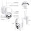 Thumbnail: Cutech 360°  Smart Home Office WiFi Camera Outdoor PTZ CCTV